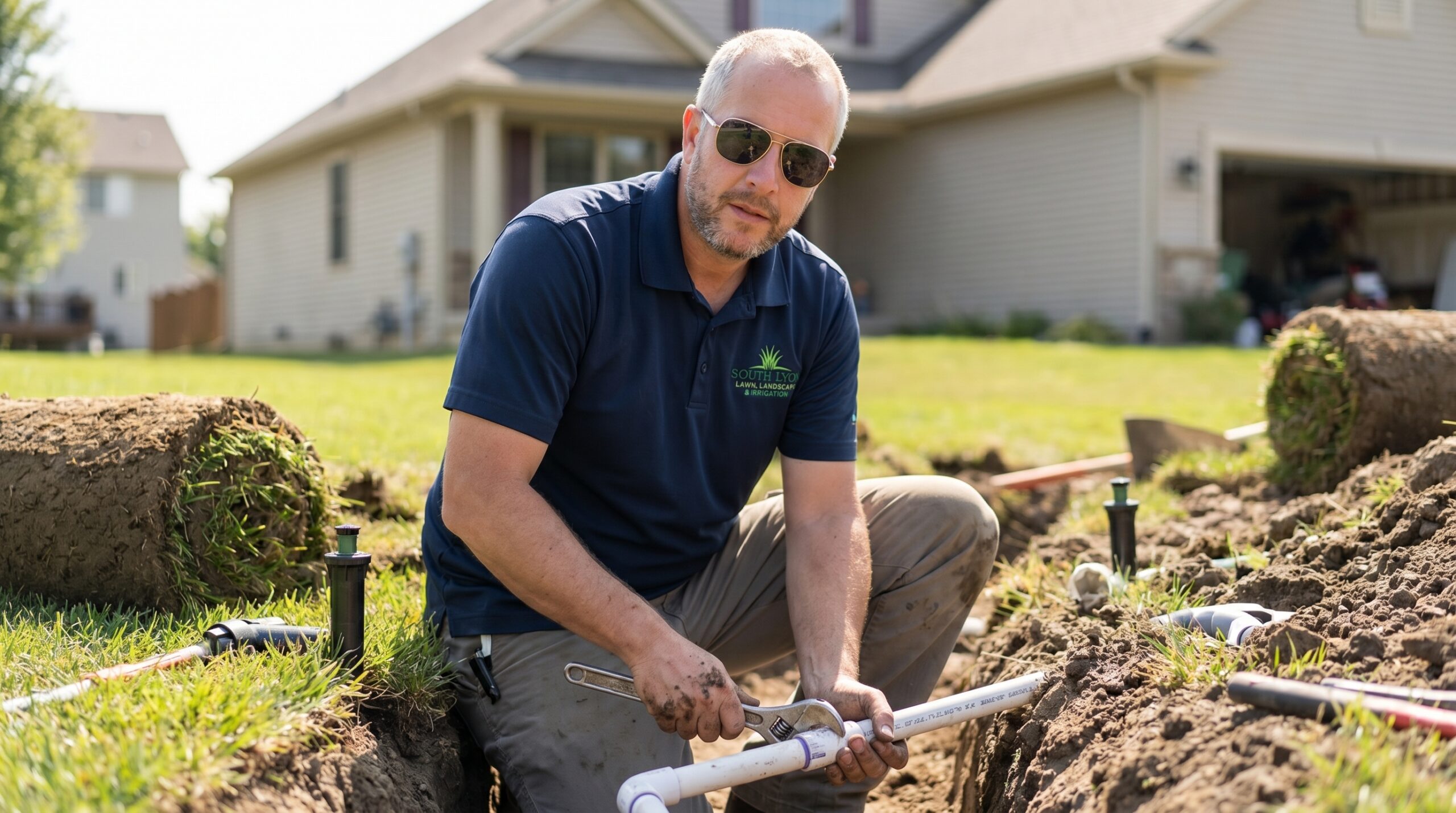 New irrigation system installation South Lyon MI